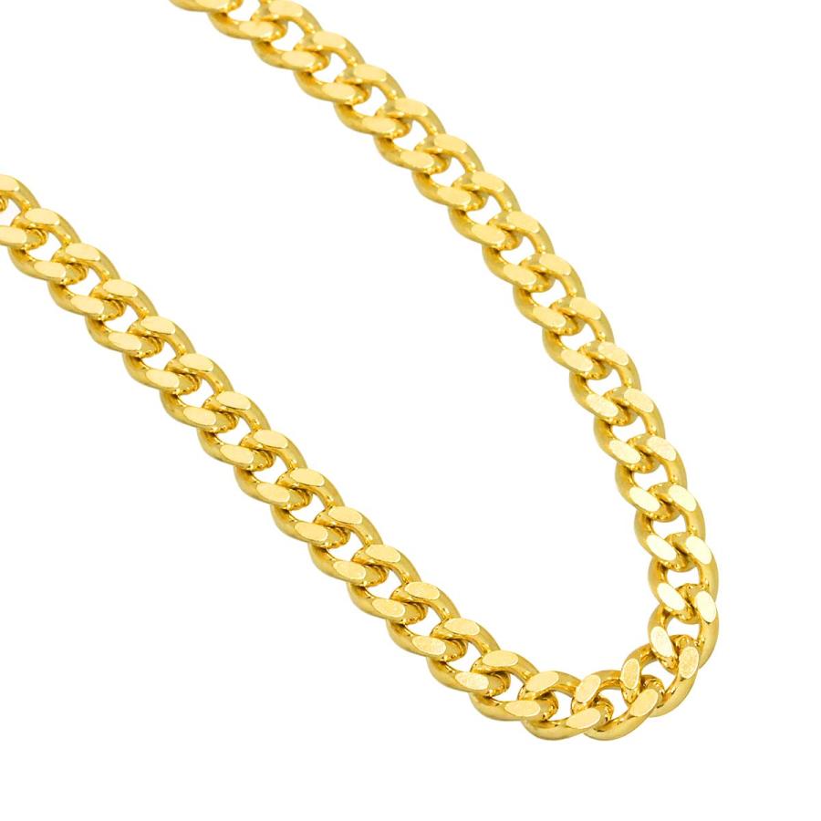 K18 喜平 ネックレス 50cm 2面 20.0g 幅3.2mm イエローゴールド キヘイ 