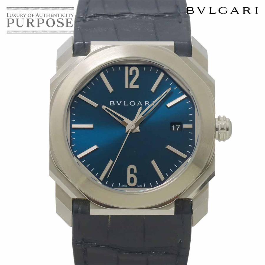 ブルガリ 【BVLGARI】 オクトソロテンポ BG038S メンズ ブラック BVLGARI（ブルガリ） オクト ソロテンポ BGO38S メンズ 腕時計 デイト