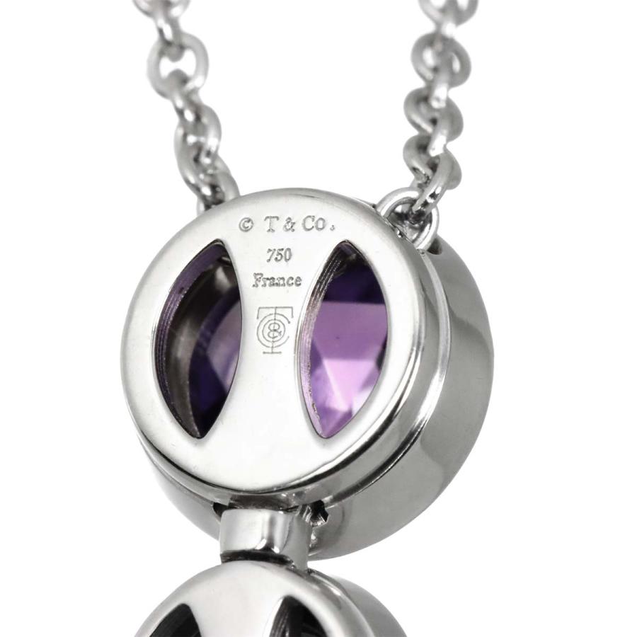 ティファニー TIFFANY&Co. アメジスト アイオライト ネックレス 45cm K18 WG ホワイトゴールド 750 Necklace 90317822_3