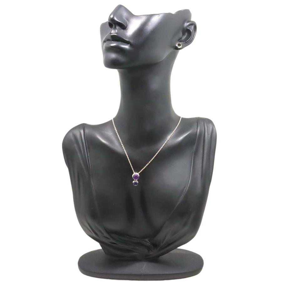 ティファニー TIFFANY&Co. アメジスト アイオライト ネックレス 45cm K18 WG ホワイトゴールド 750 Necklace 90317822_6