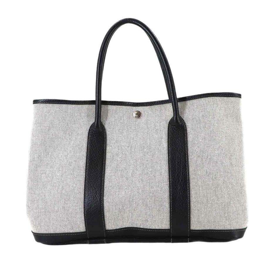 ☆HERMES エルメス ガーデンパーティー PM トワルアッシュ☆美品 HERMES（エルメス） ガーデンパーティ 36 PM トート バッグ トワル