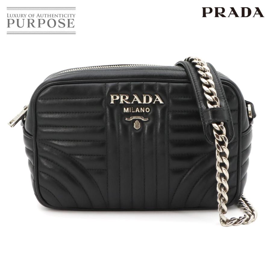 PRADA（プラダ） 新品同様 ダイアグラム チェーン ショルダー バッグ
