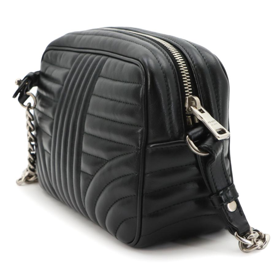 PRADA（プラダ） 新品同様 ダイアグラム チェーン ショルダー バッグ