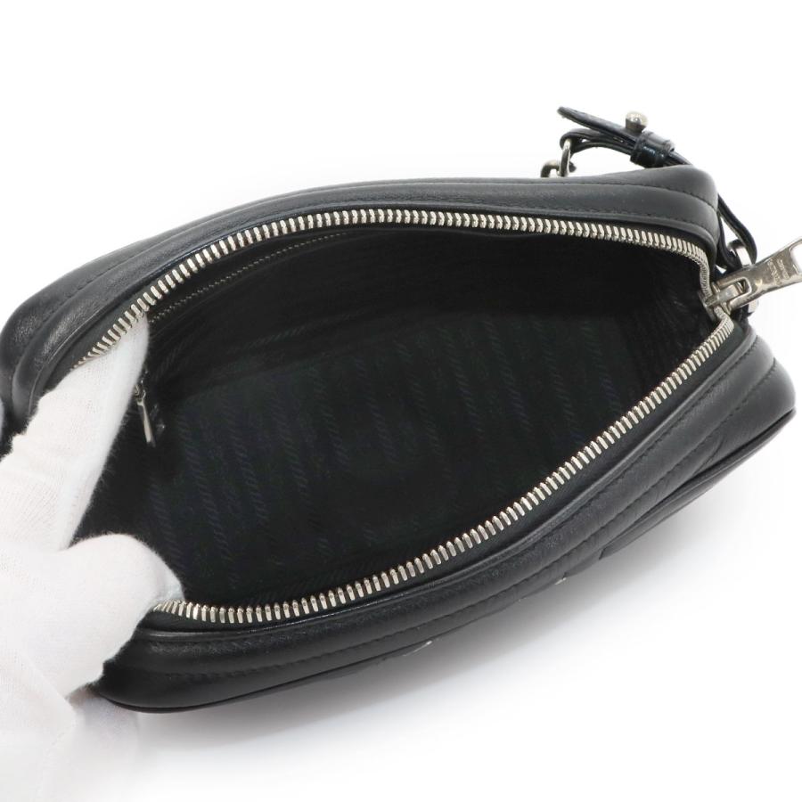 PRADA（プラダ） 新品同様 ダイアグラム チェーン ショルダー バッグ