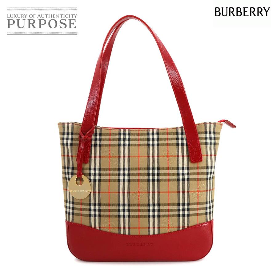 BURBERRY（バーバリー） ノバチェック ハンド バッグ キャンバス