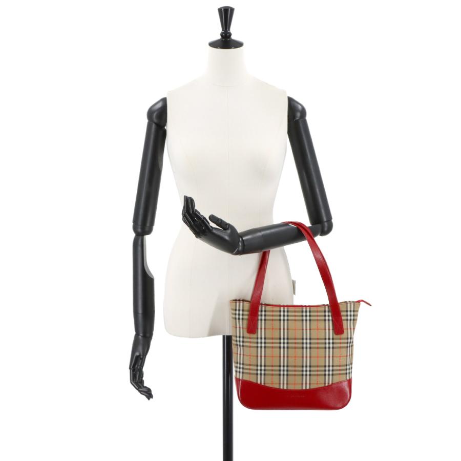 BURBERRY（バーバリー） ノバチェック ハンド バッグ キャンバス