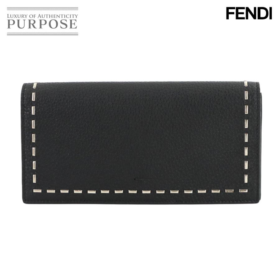 FENDI（フェンディ） 新品同様 セレリア 二つ折り 長財布 レザー