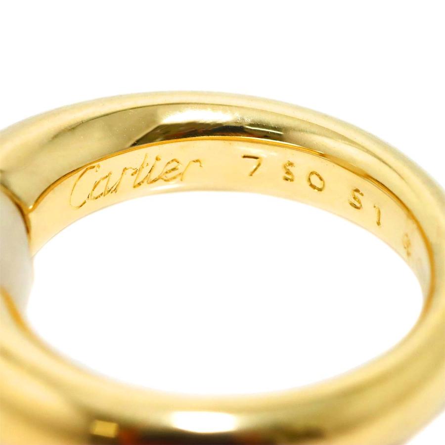 カルティエ Cartier ペルラ #51 リング アコヤ真珠 7.9mm K18 YG イエローゴールド 750 指輪 Ring 90318394_2