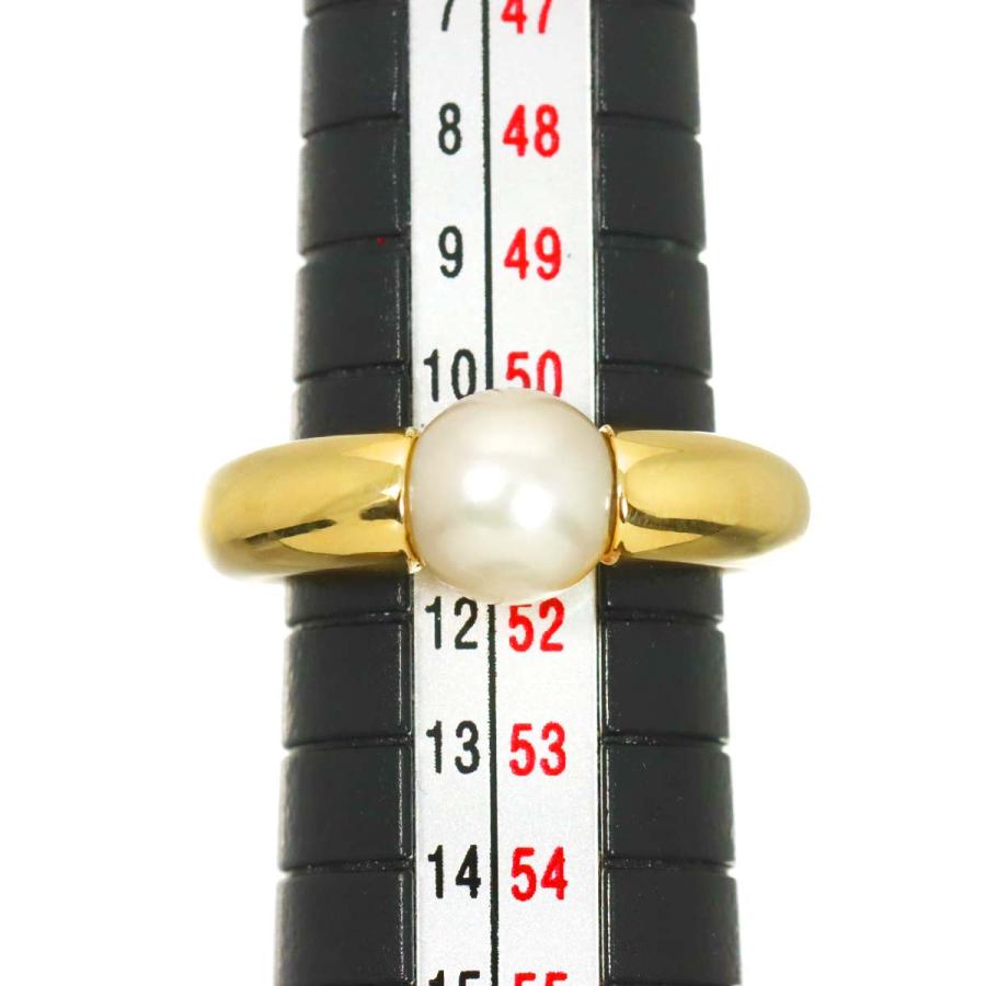 カルティエ Cartier ペルラ #51 リング アコヤ真珠 7.9mm K18 YG イエローゴールド 750 指輪 Ring 90318394_7