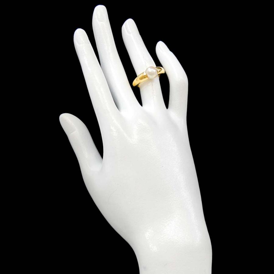 カルティエ Cartier ペルラ #51 リング アコヤ真珠 7.9mm K18 YG イエローゴールド 750 指輪 Ring 90318394_8