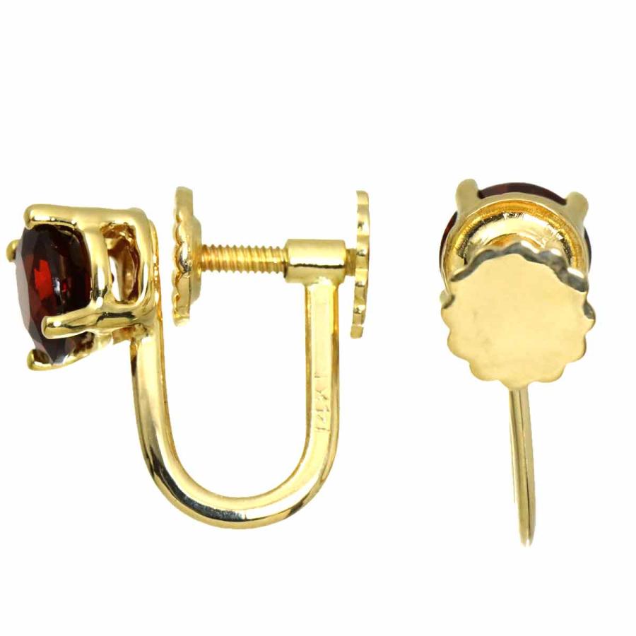 TIFFANY&Co.（ティファニー） ガーネット イヤリング K18 K14 YG