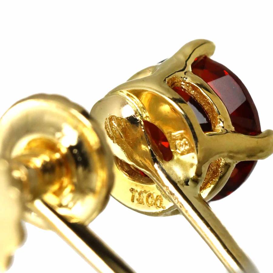 TIFFANY&Co.（ティファニー） ガーネット イヤリング K18 K14 YG