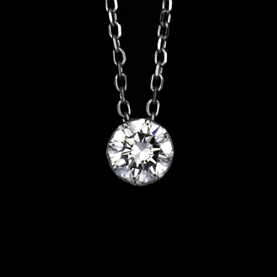 STAR JEWELRY（スタージュエリー） ダイヤ 0.24ct ネックレス 40cm Pt 