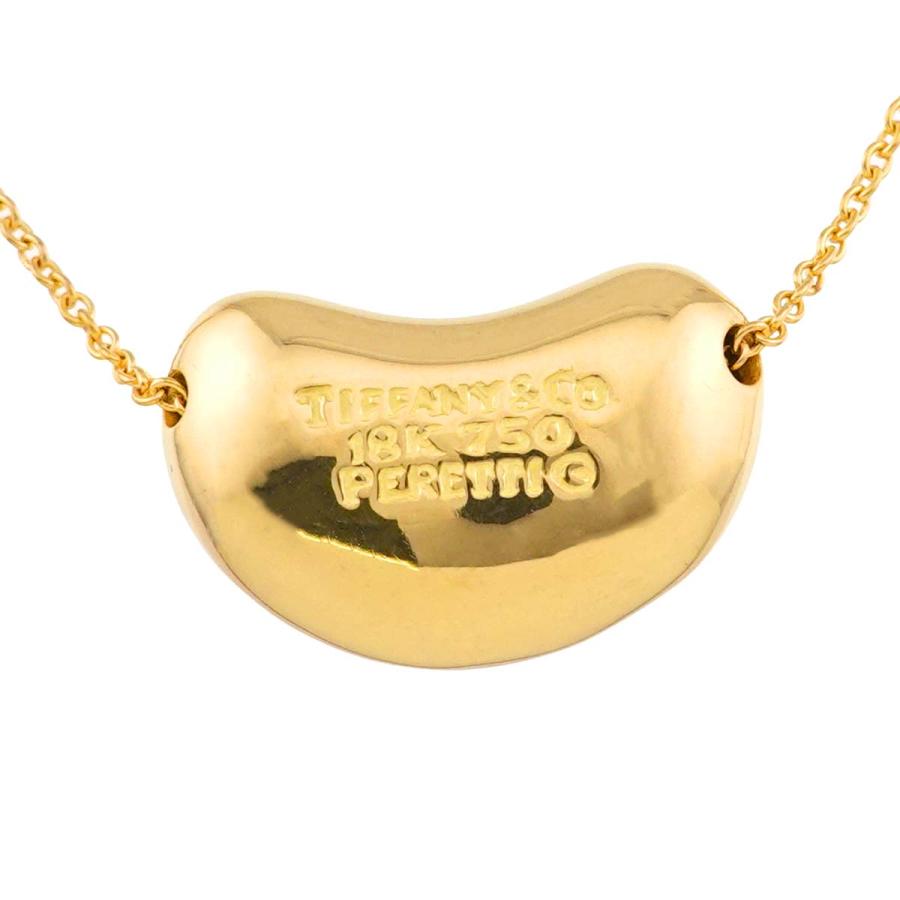 Tiffany ビーンネックレス ティファニー TIFFANY&Co.（ティファニー） ビーン ネックレス 40cm K18 YG イエロー