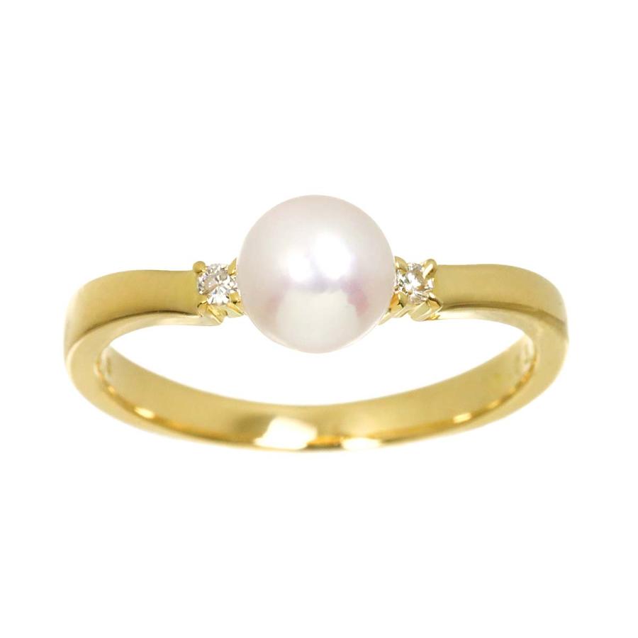 TASAKI（タサキ） TASAKI 10号 リング アコヤ真珠 5.6mm ダイヤ 0.03ct 