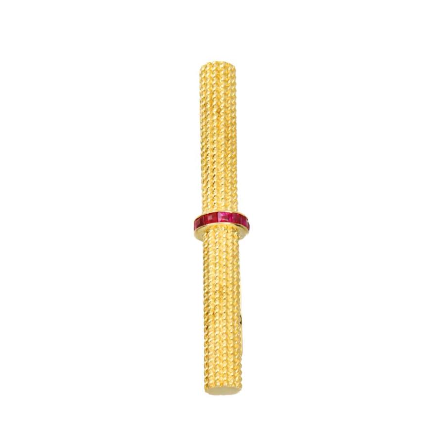 TIFFANY&Co.（ティファニー） タイピン ルビー K18 YG イエロー
