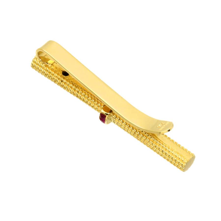 ティファニー TIFFANY&CO. タイピン ルビー K18 YG イエローゴールド 750 タイバー 90318450 TIFFANY&Co.（ティファニー） タイピン ルビー K18 YG イエロー