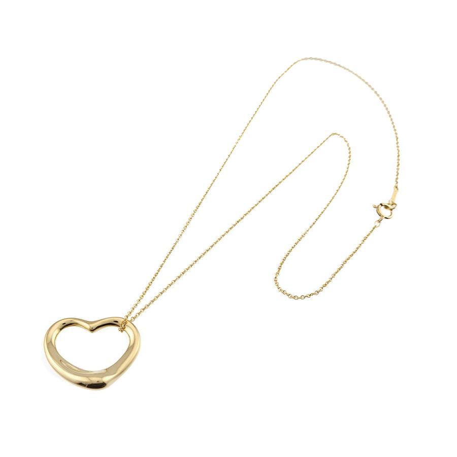 TIFFANY&Co.（ティファニー） オープンハート 幅22mm ネックレス 40cm