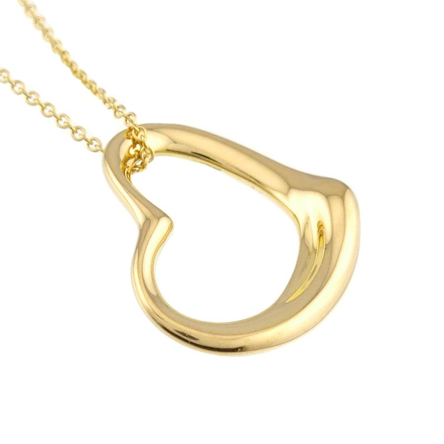 TIFFANY&Co.（ティファニー） オープンハート 幅22mm ネックレス 40cm
