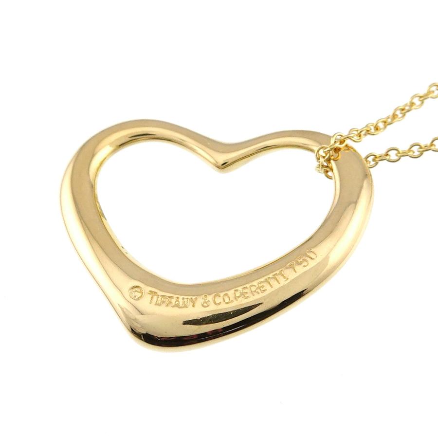 TIFFANY&Co.（ティファニー） オープンハート 幅22mm ネックレス 40cm