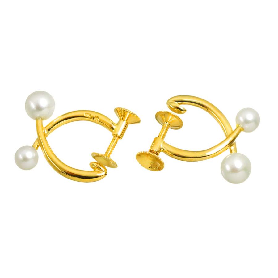 MIKIMOTO（ミキモト） ペルリータ アコヤ真珠 5.2-4.1mm イヤリング 