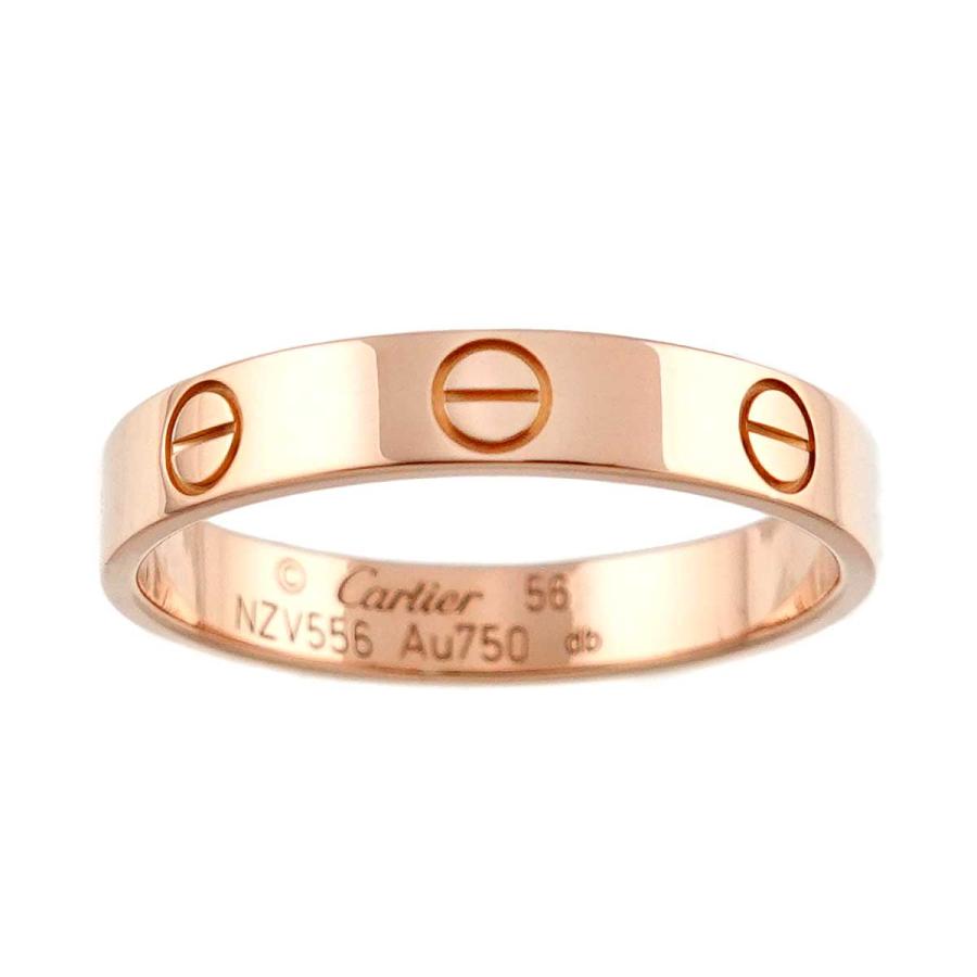 Cartier（カルティエ） ミニラブ #56 リング K18 PG ピンクゴールド