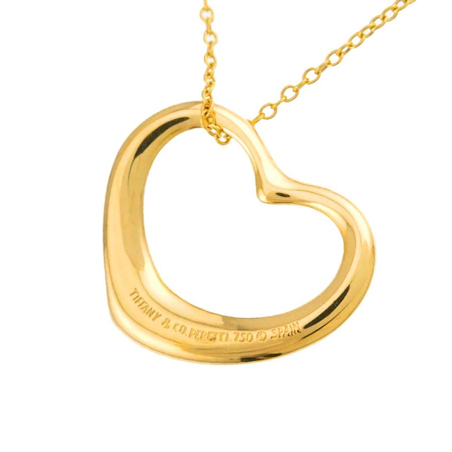 TIFFANY&Co.（ティファニー） オープンハート 幅22mm ネックレス 40cm