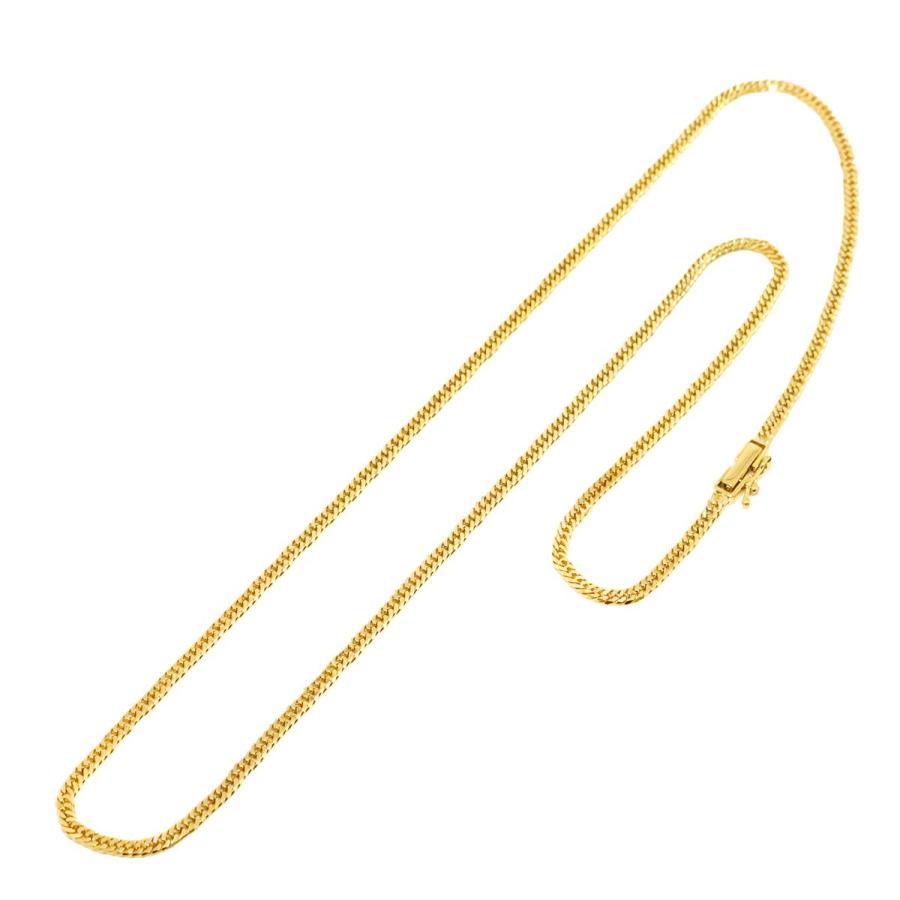 K18 喜平 ネックレス 50cm 6面ダブル 10.3g 幅12.5mm イエローゴールド 