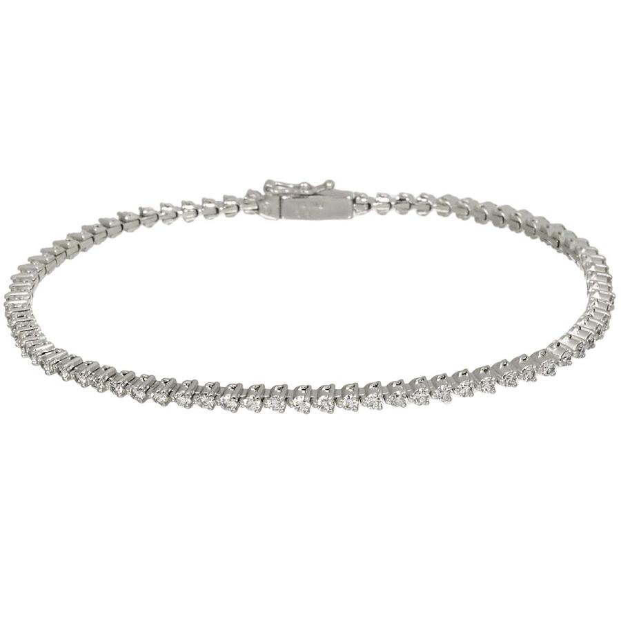 TASAKI（タサキ） ダイヤ 1.50ct ブレスレット 18cm K18 K14 WG