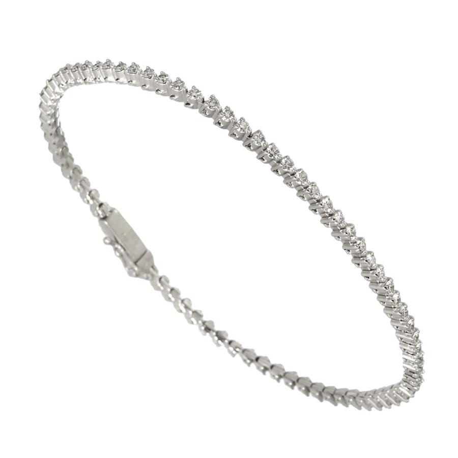 TASAKI（タサキ） ダイヤ 1.50ct ブレスレット 18cm K18 K14 WG
