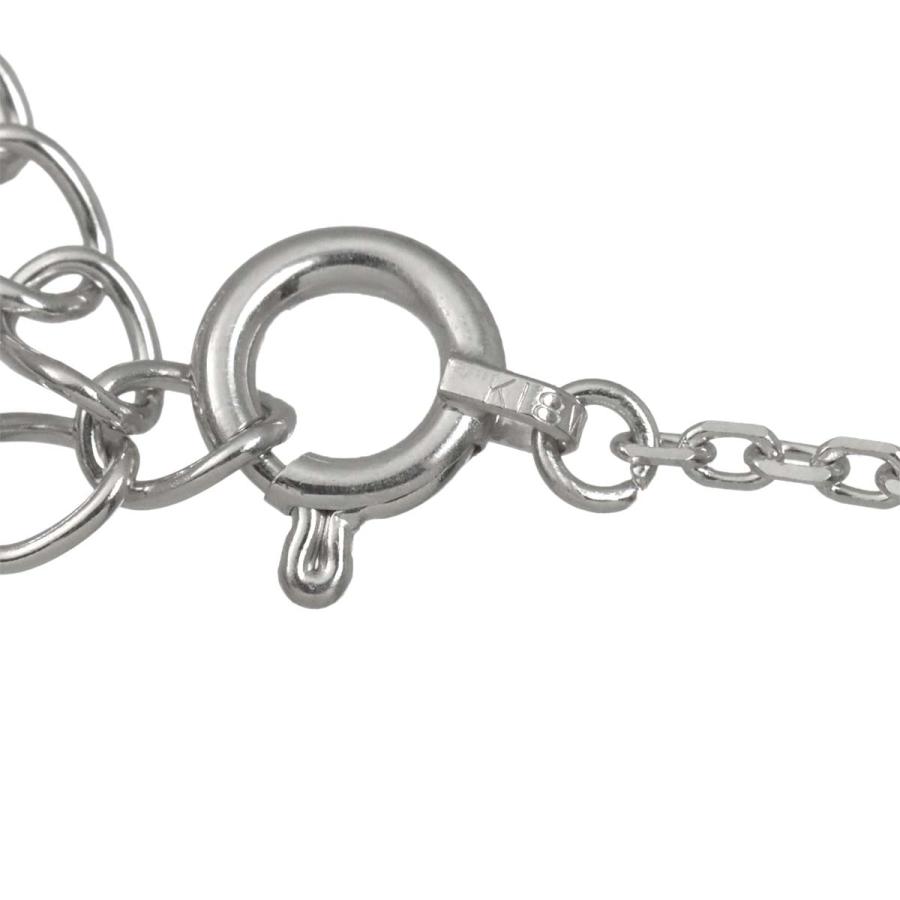 MIKIMOTO（ミキモト） ダイヤ 0.07ct クローバー ネックレス 41cm K18 