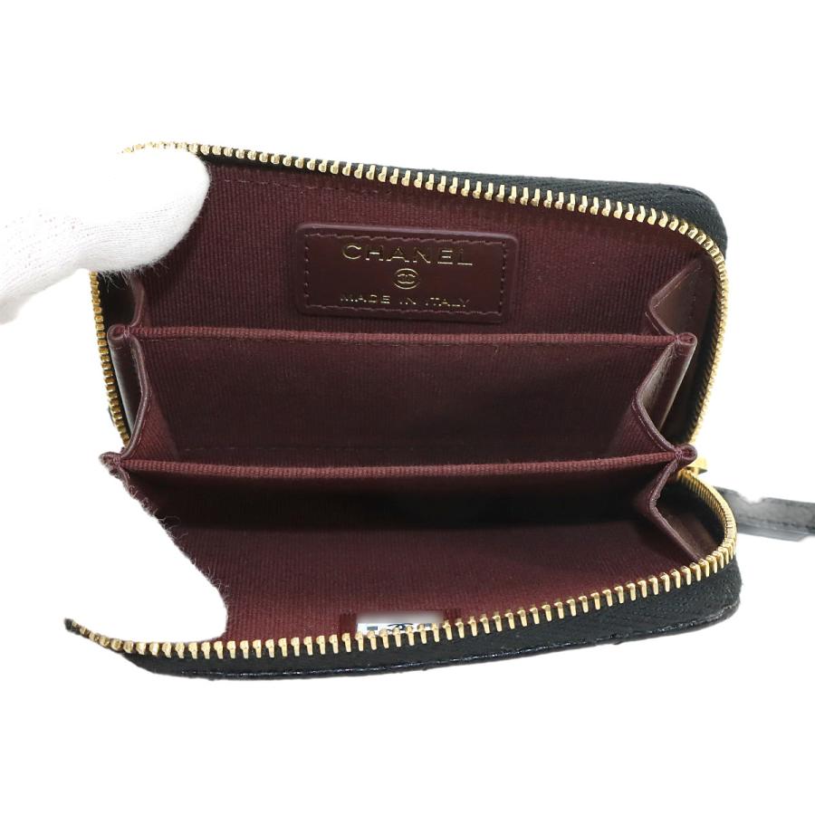 CHANEL（シャネル） 新品同様 マトラッセ クラシック ジップ コイン 