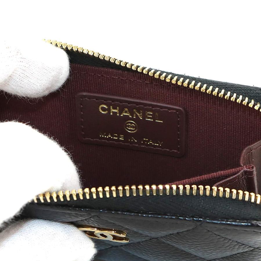 CHANEL（シャネル） 新品同様 マトラッセ クラシック ジップ コイン 