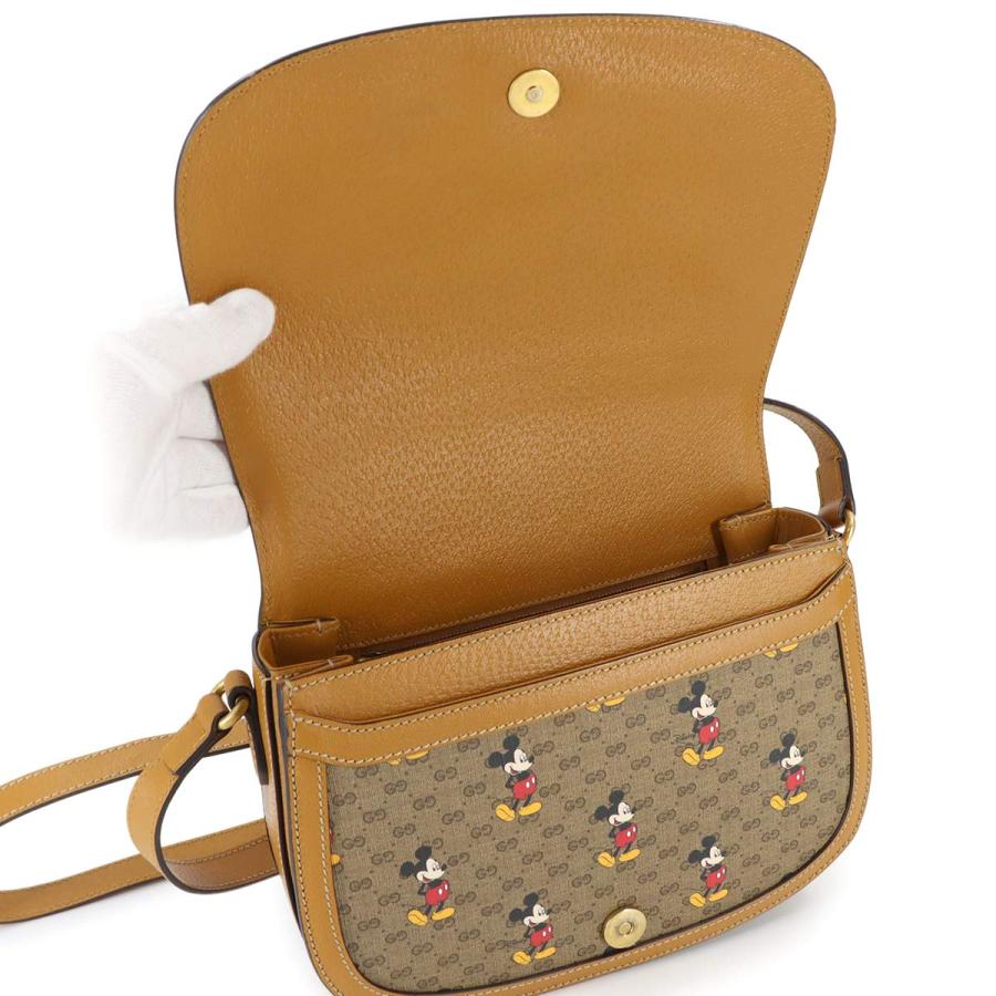未使用 展示品 グッチ GUCCI ディズニー ミッキー ミニ GGスプリーム ショルダー バッグ ブラウン 602694 Shoulder Bag 90318888_6
