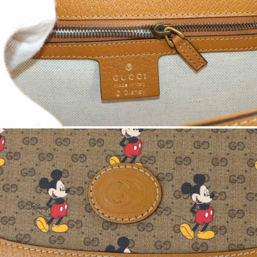 未使用 展示品 グッチ GUCCI ディズニー ミッキー ミニ GGスプリーム ショルダー バッグ ブラウン 602694 Shoulder Bag 90318888_8