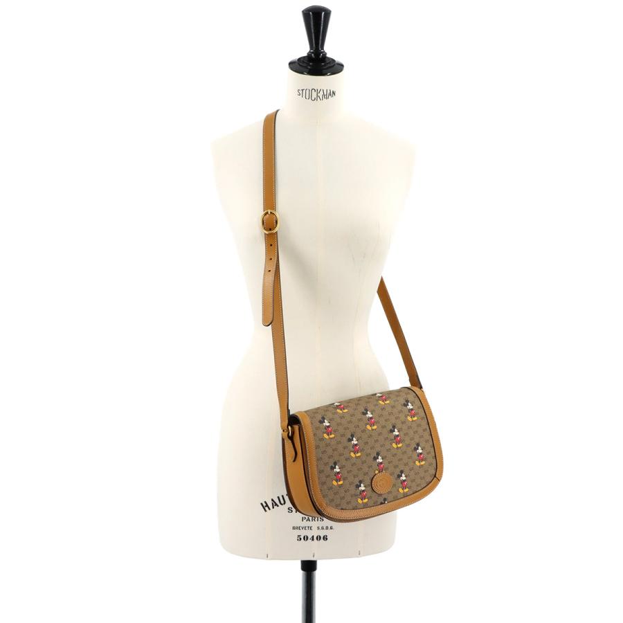 未使用 展示品 グッチ GUCCI ディズニー ミッキー ミニ GGスプリーム ショルダー バッグ ブラウン 602694 Shoulder Bag 90318888_9