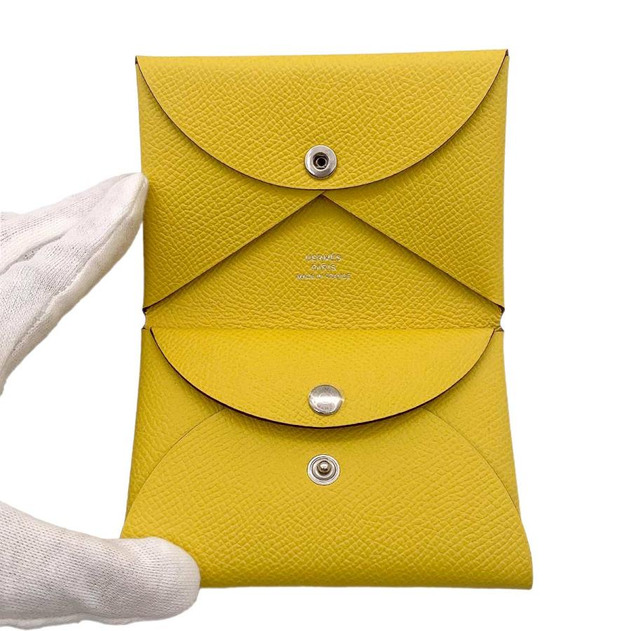 未使用 展示品 エルメス HERMES カルヴィ デュオ カードケース 名刺 