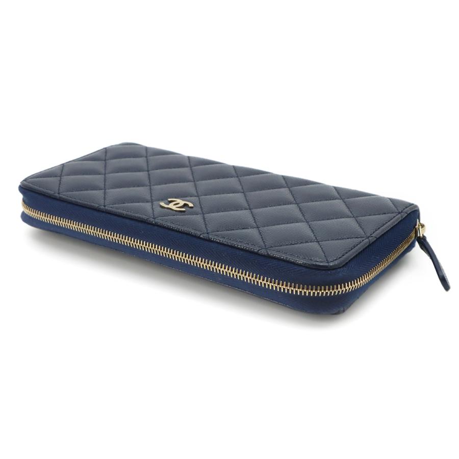 CHANEL（シャネル） 美品 マトラッセ クラシック ロング ジップ