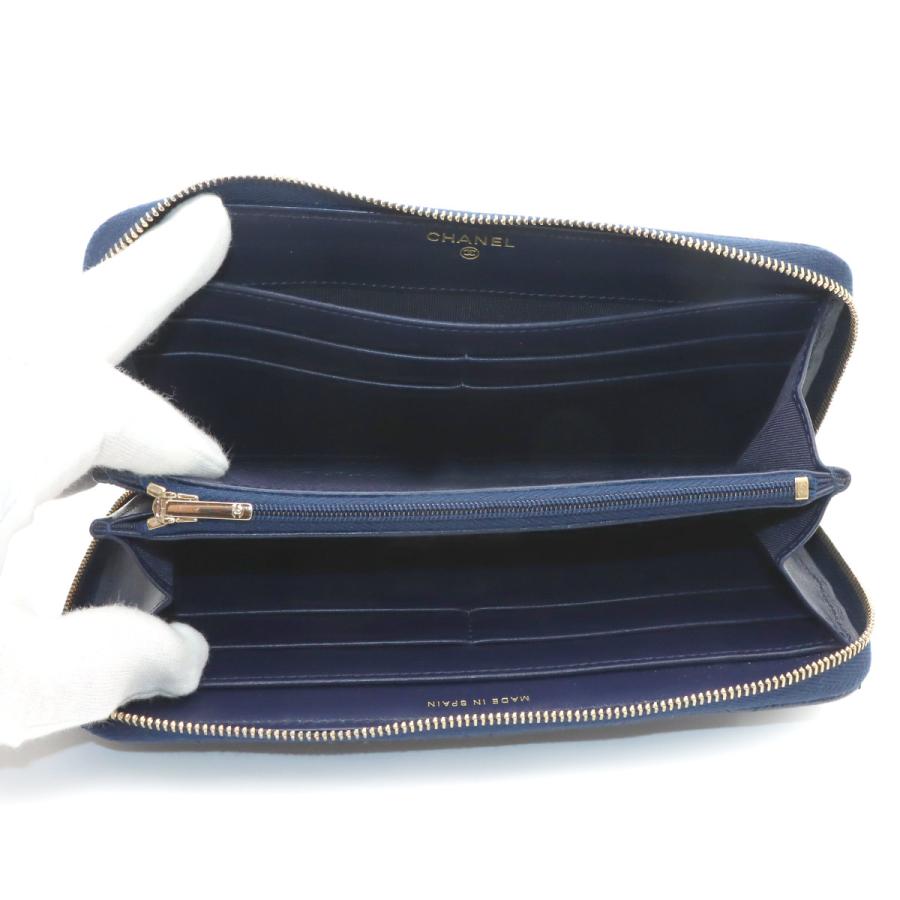 CHANEL（シャネル） 美品 マトラッセ クラシック ロング ジップ