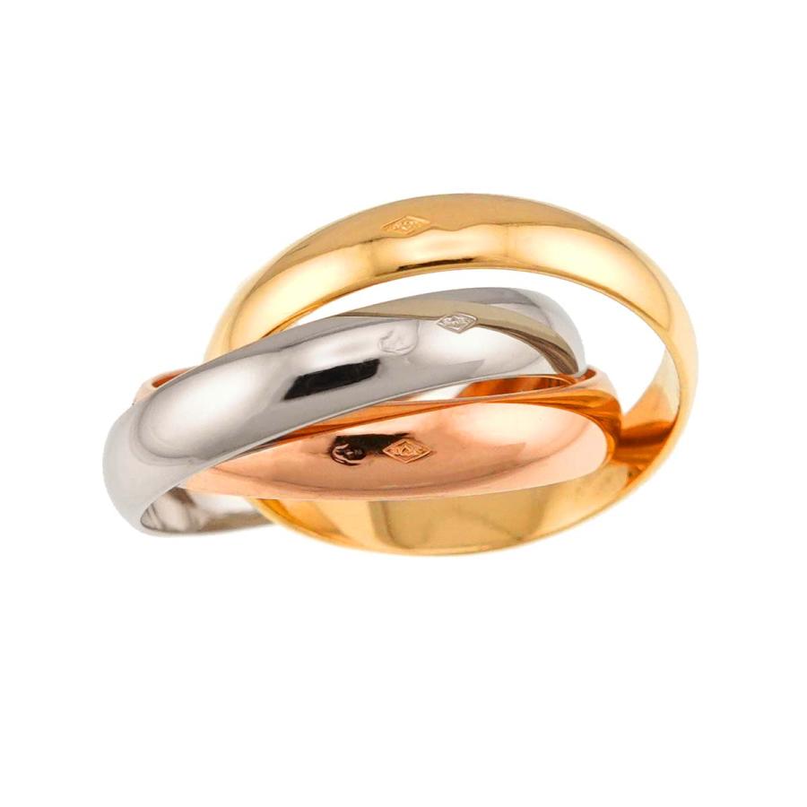 Cartier（カルティエ） トリニティ ミディアム MM #48 K18 YG WG PG 3 