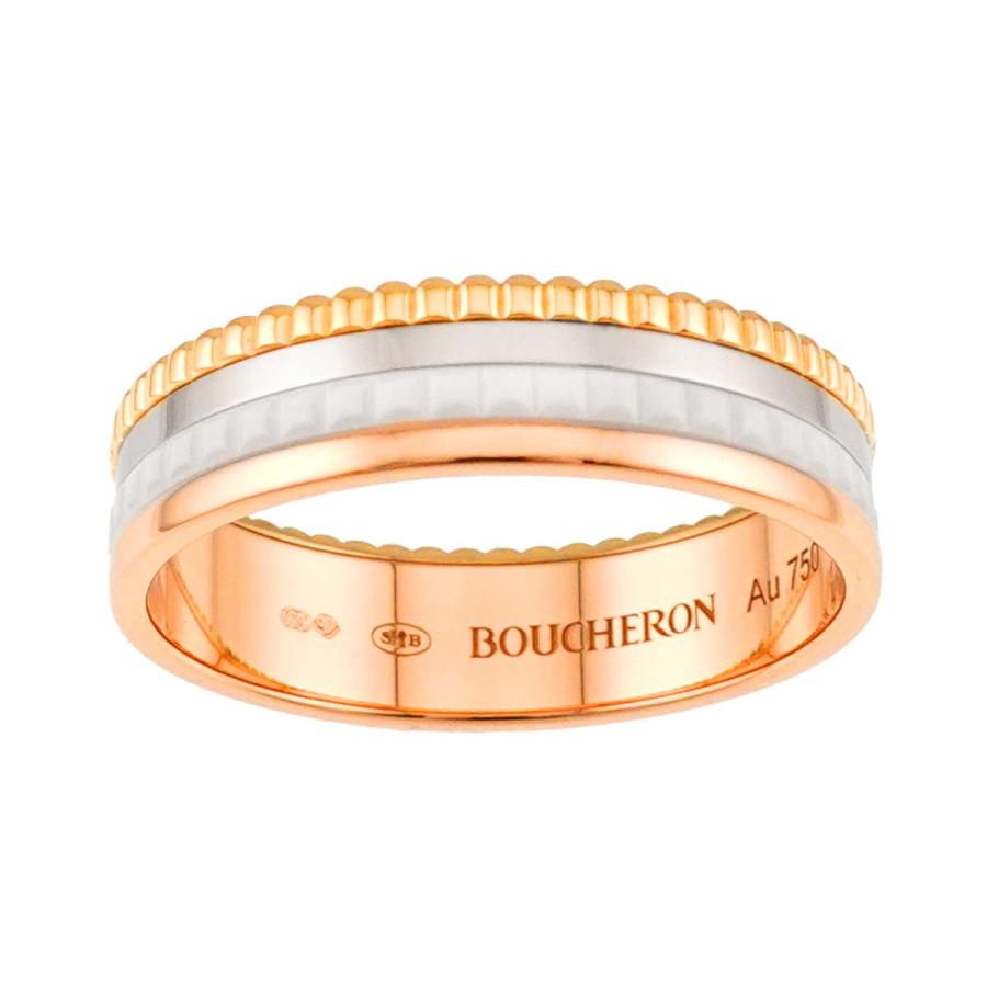 BOUCHERON（ブシュロン） キャトル ホワイト SM #70 リング K18 YG WG