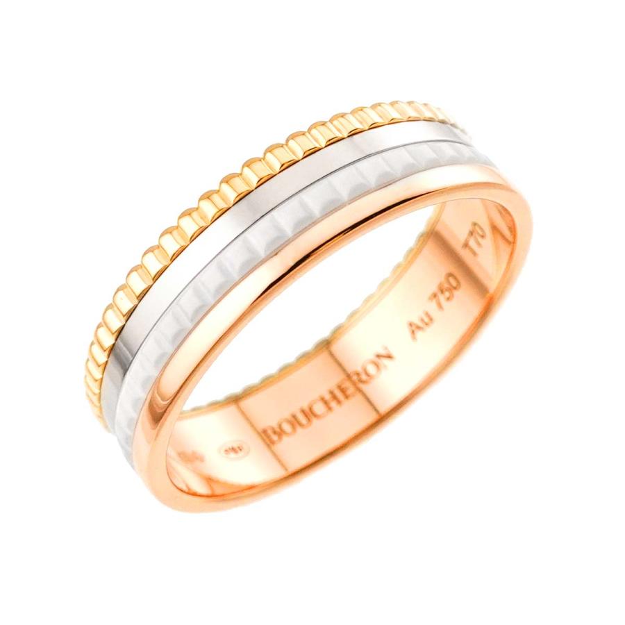 BOUCHERON（ブシュロン） キャトル ホワイト SM #70 リング K18 YG WG
