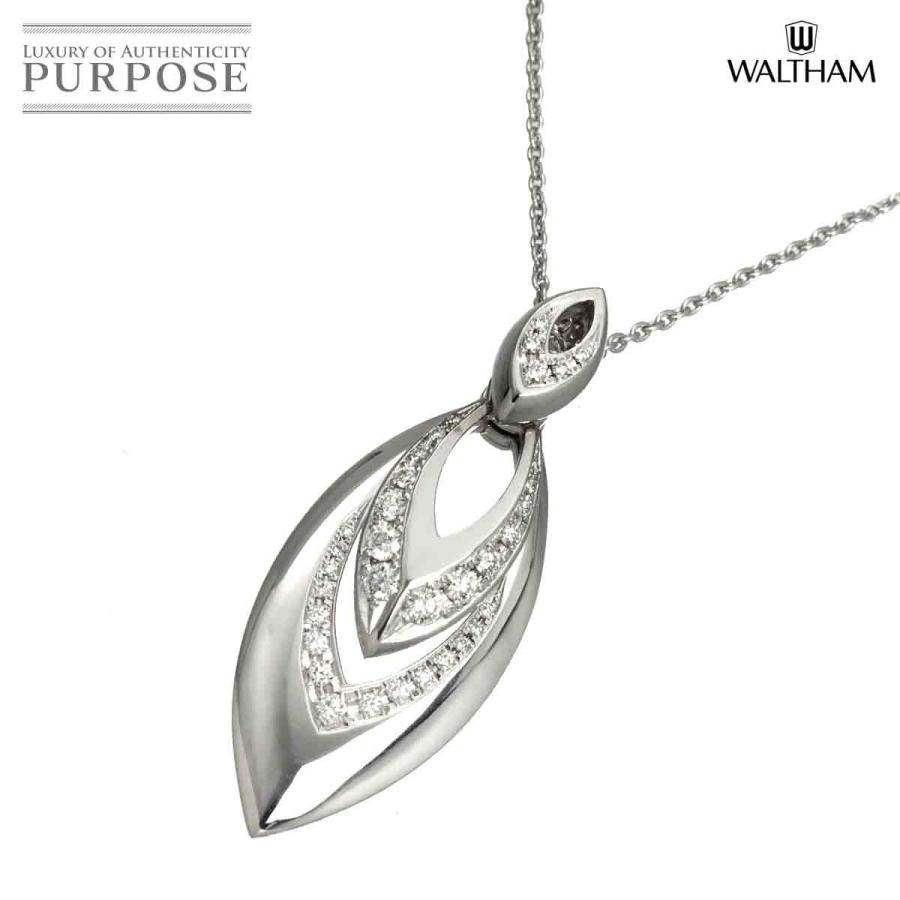 WALTHAM（ウォルサム） ダイヤ 0.70ct ネックレス 45cm スウィング K18 