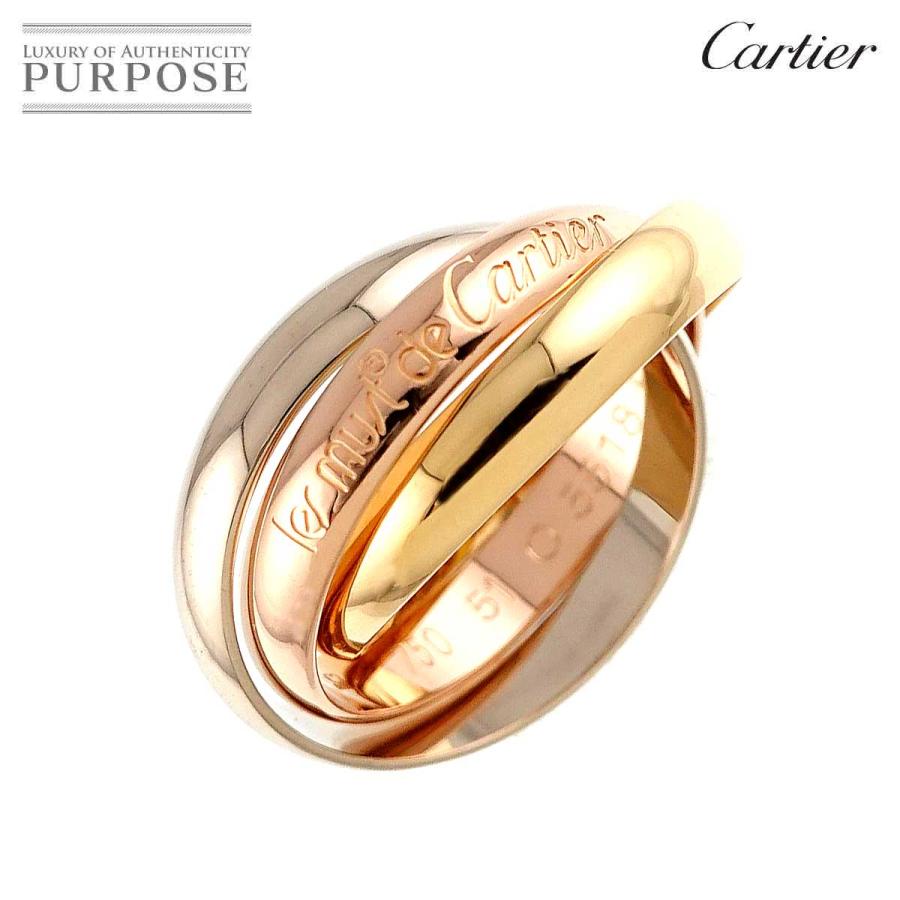 Cartier（カルティエ） トリニティ #51 リング K18 YG WG PG 3連