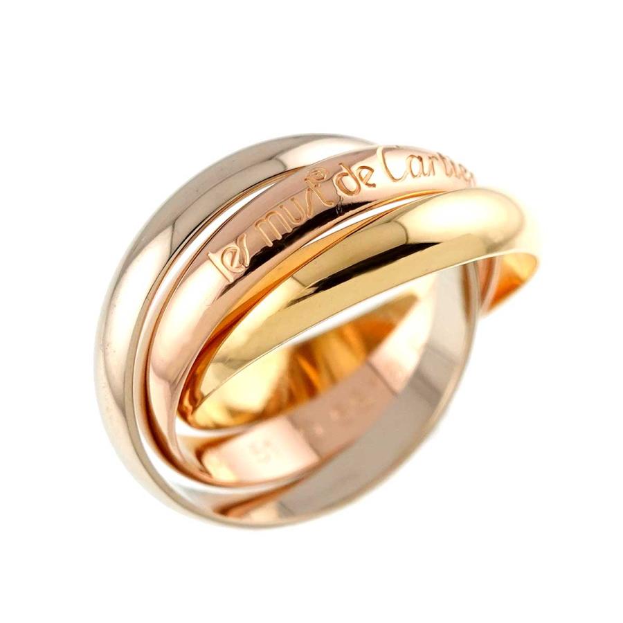 Cartier（カルティエ） トリニティ #51 リング K18 YG WG PG 3連