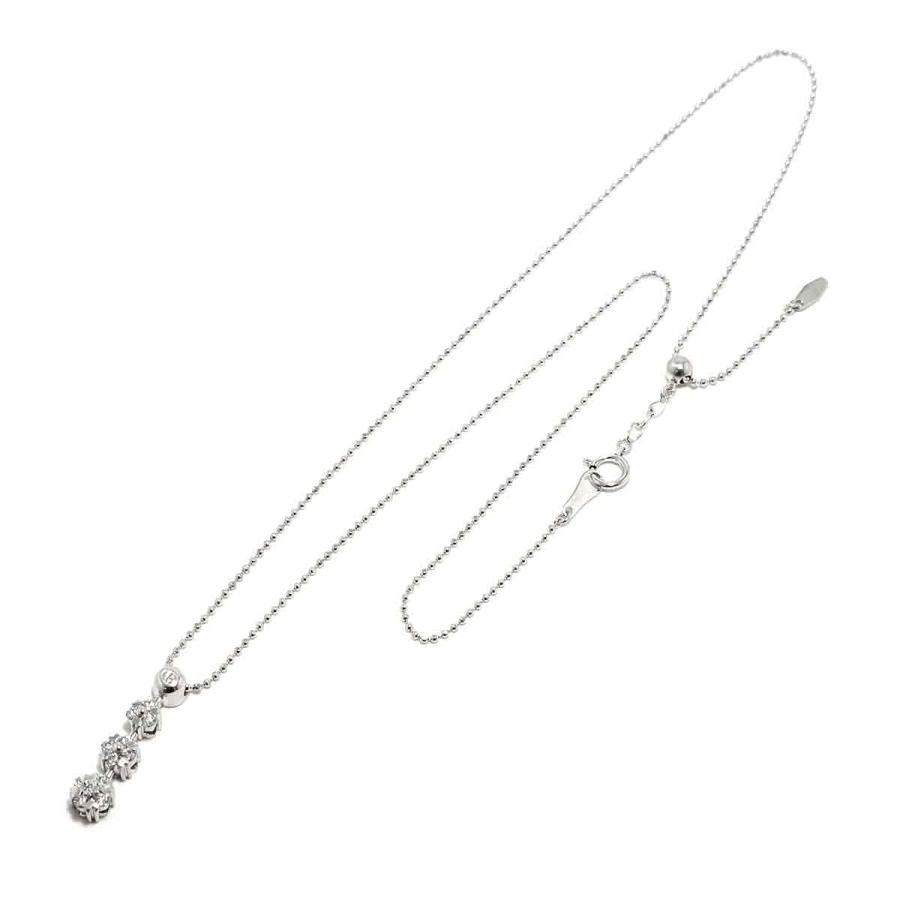 クリスティーナ ハン Christina Han ダイヤ 0.32ct ネックレス 45cm K18 WG ホワイトゴールド 750 Diamond Necklace 90318962_1