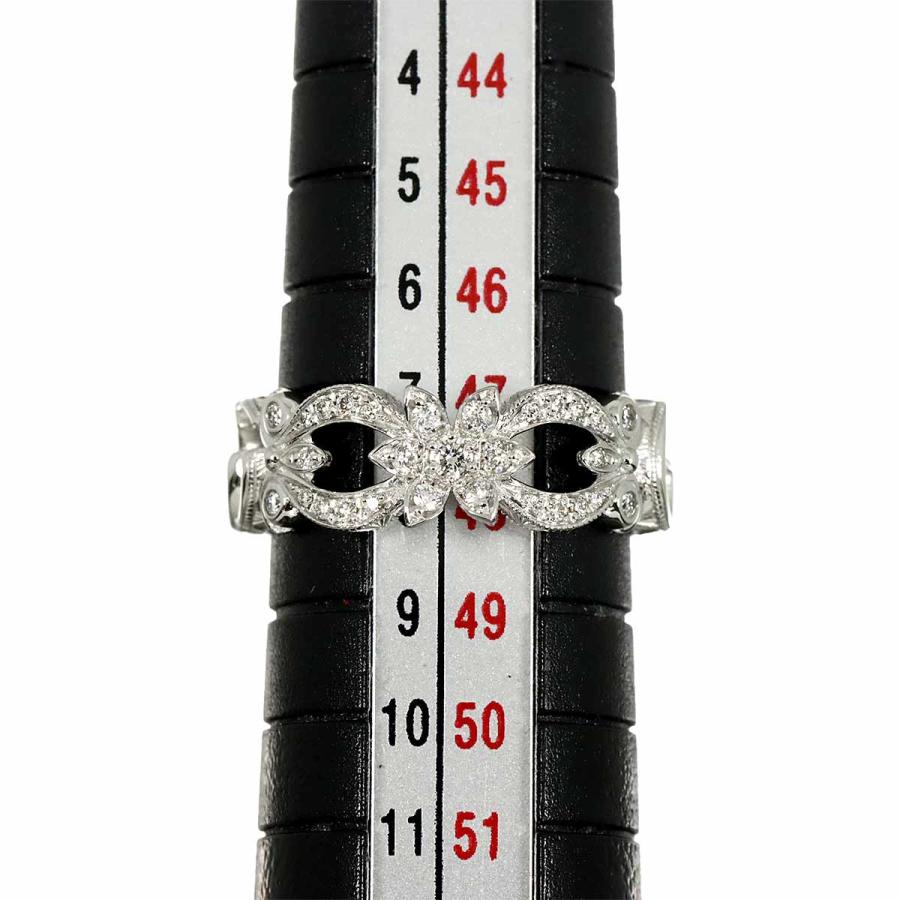 GUCCI（グッチ） フローラ #8 リング ダイヤ K18 WG ホワイトゴールド 