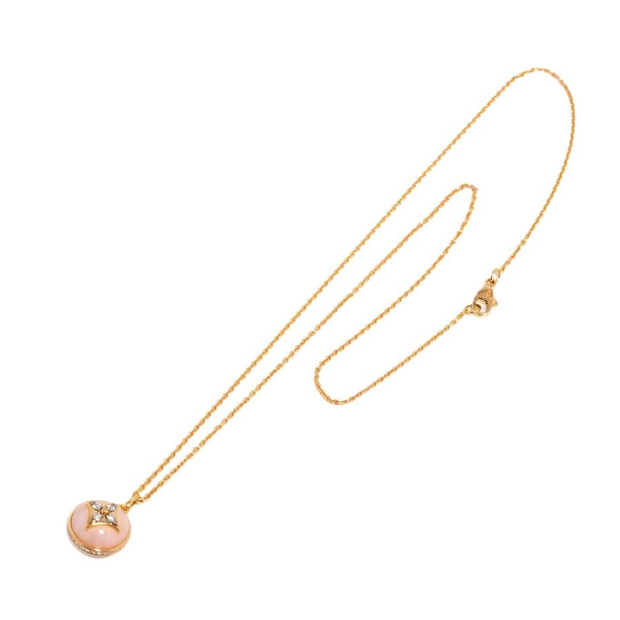 ルイ ヴィトン LOUIS VUITTON パンダンティフ PM ブロッサム オパール ダイヤ ネックレス 41cm K18 PG 750 Necklace 90319002_1