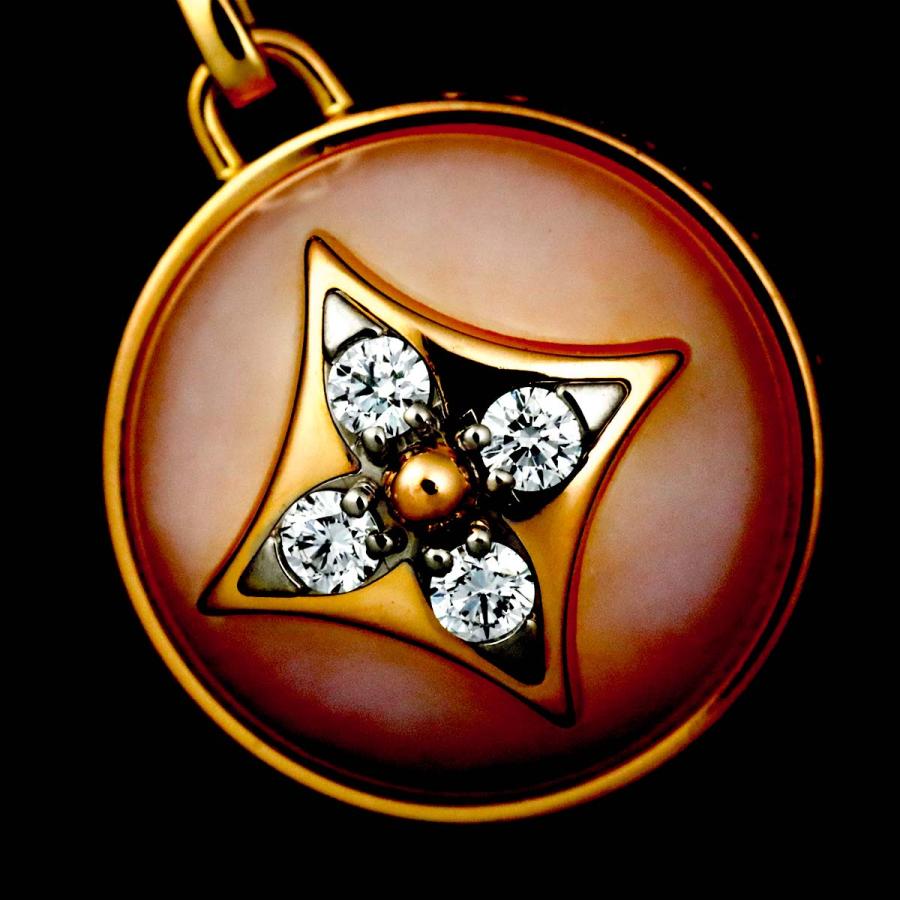 ルイ ヴィトン LOUIS VUITTON パンダンティフ PM ブロッサム オパール ダイヤ ネックレス 41cm K18 PG 750 Necklace 90319002_5