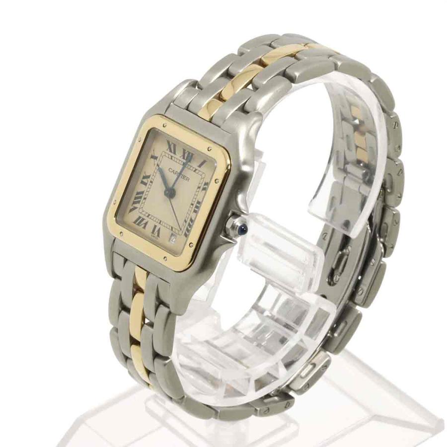 K18 ダイヤモンド　0.30ct トップ Cartier（カルティエ） パンテールMM 1ロウ 83083242 デイト コンビ